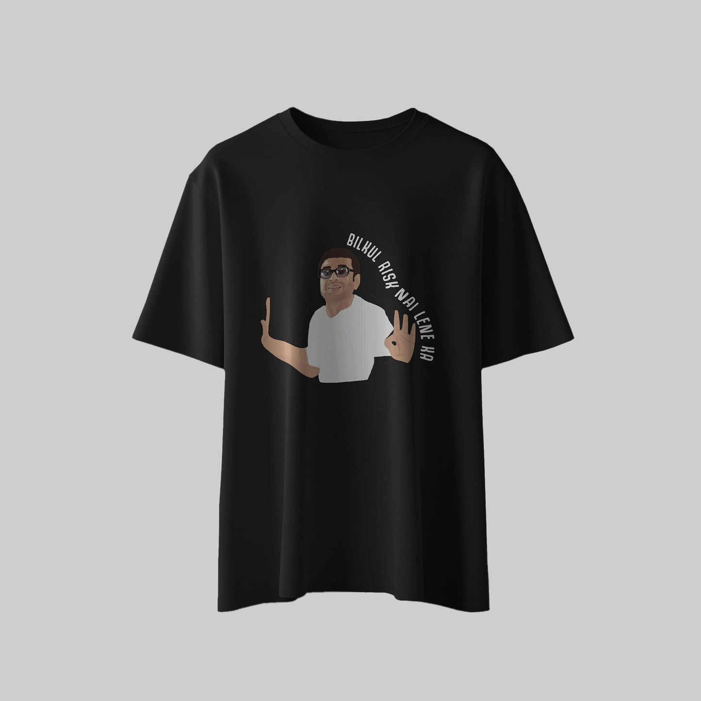 Bilkul Risk Nai Lene Ka - Oversized T-shirt