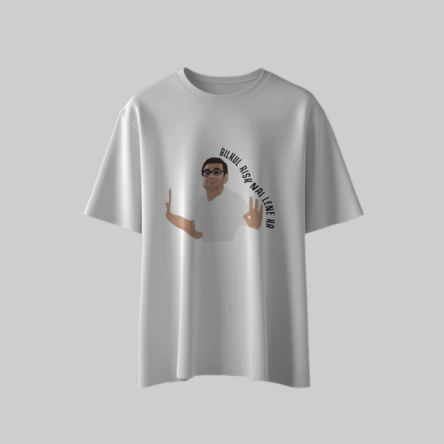 Bilkul Risk Nai Lene Ka - Oversized T-shirt