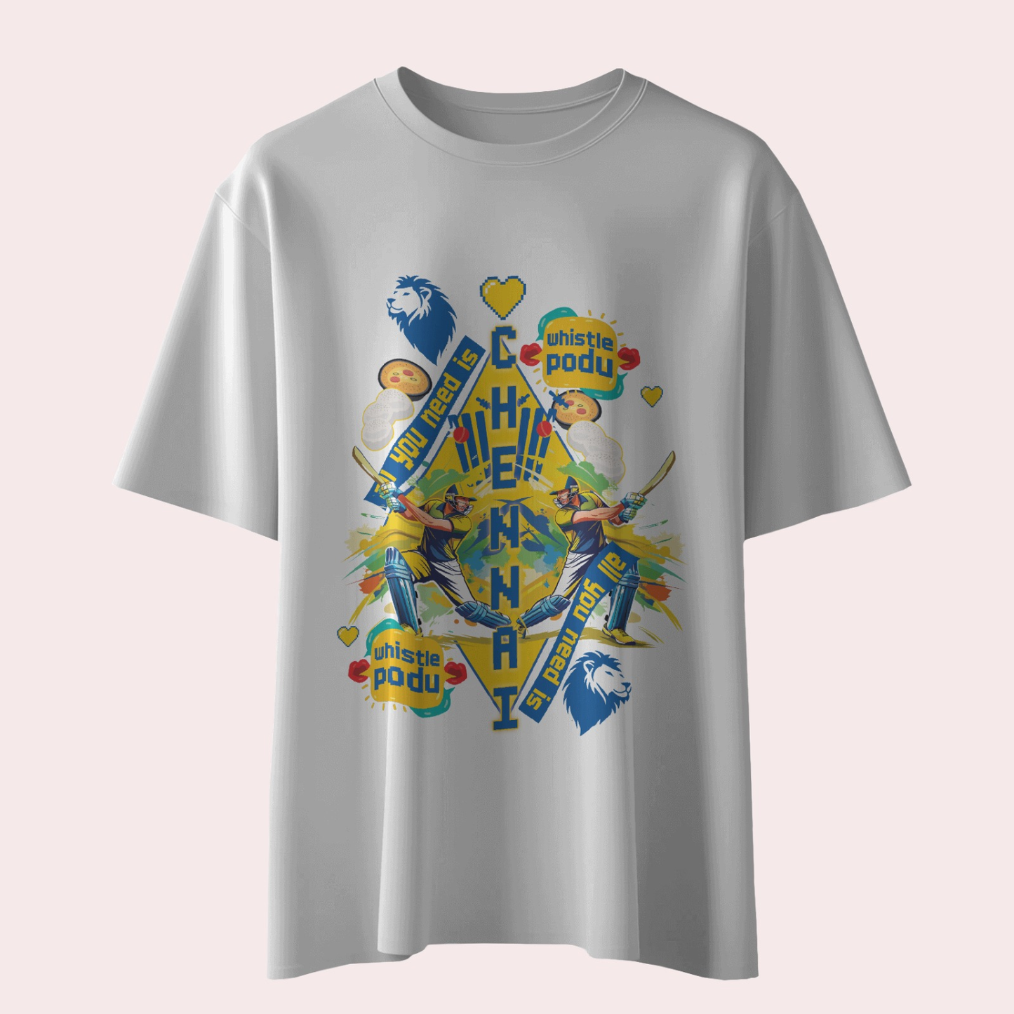 Whistle Podu Vibe - Chennai - Oversized T-shirt