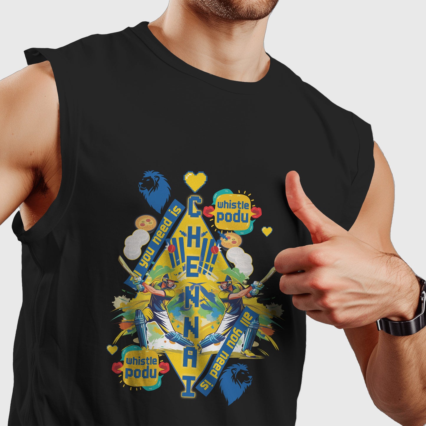 Whistle Podu Vibe - Chennai - Regular Tank Top