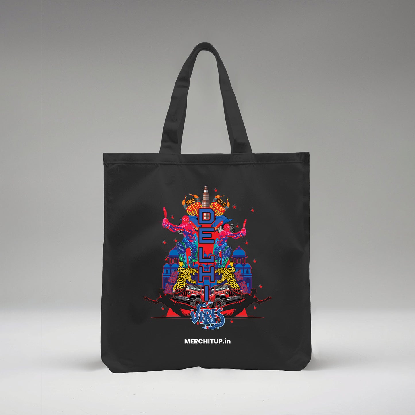 Dilli Se Hoon - Delhi - Tote Bag (Large)