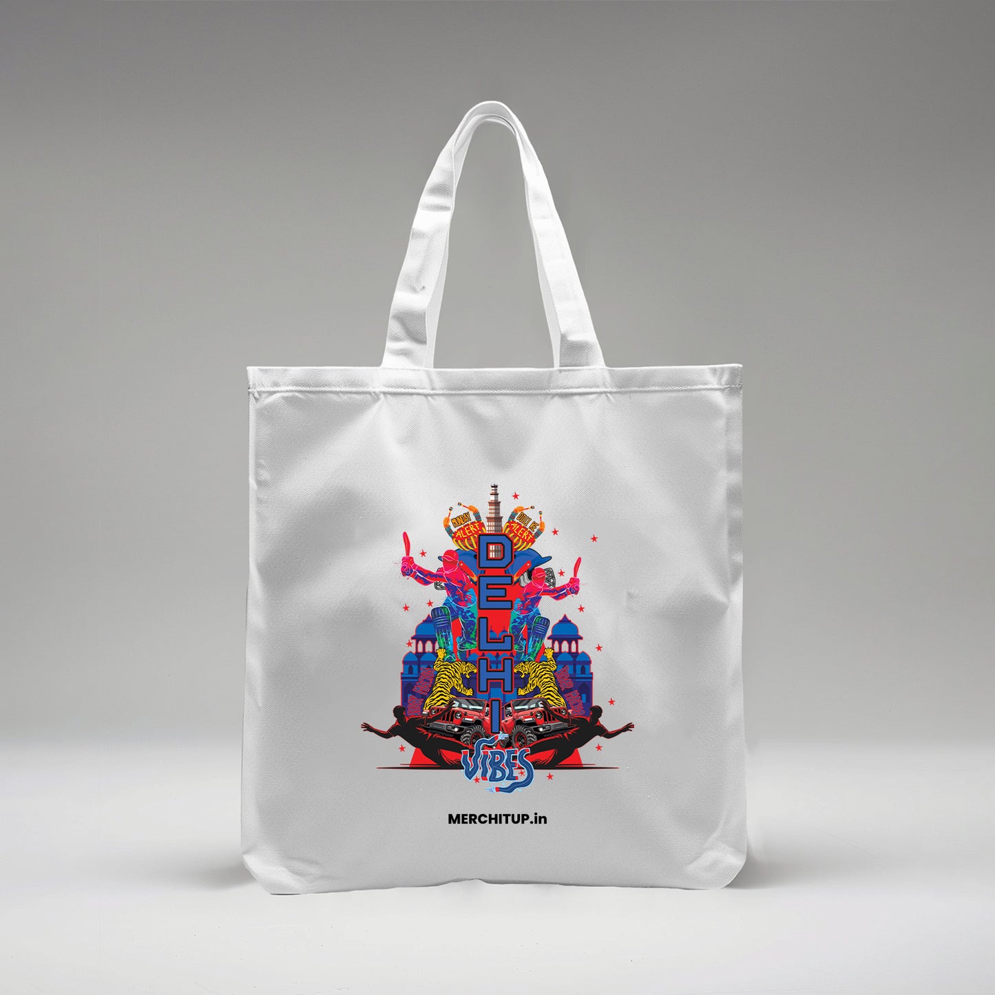 Dilli Se Hoon - Delhi - Tote Bag (Large)