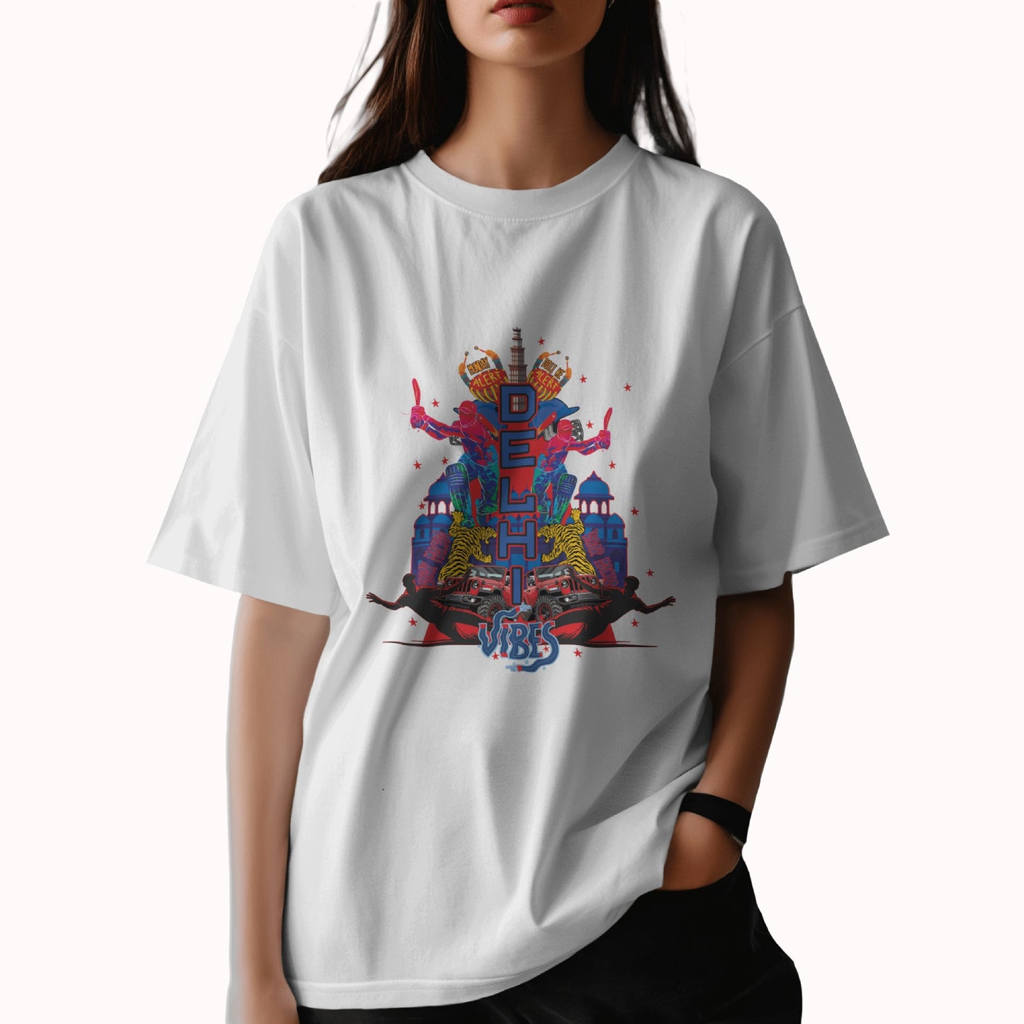 Dilli Se Hoon - Delhi - Oversized T-shirt