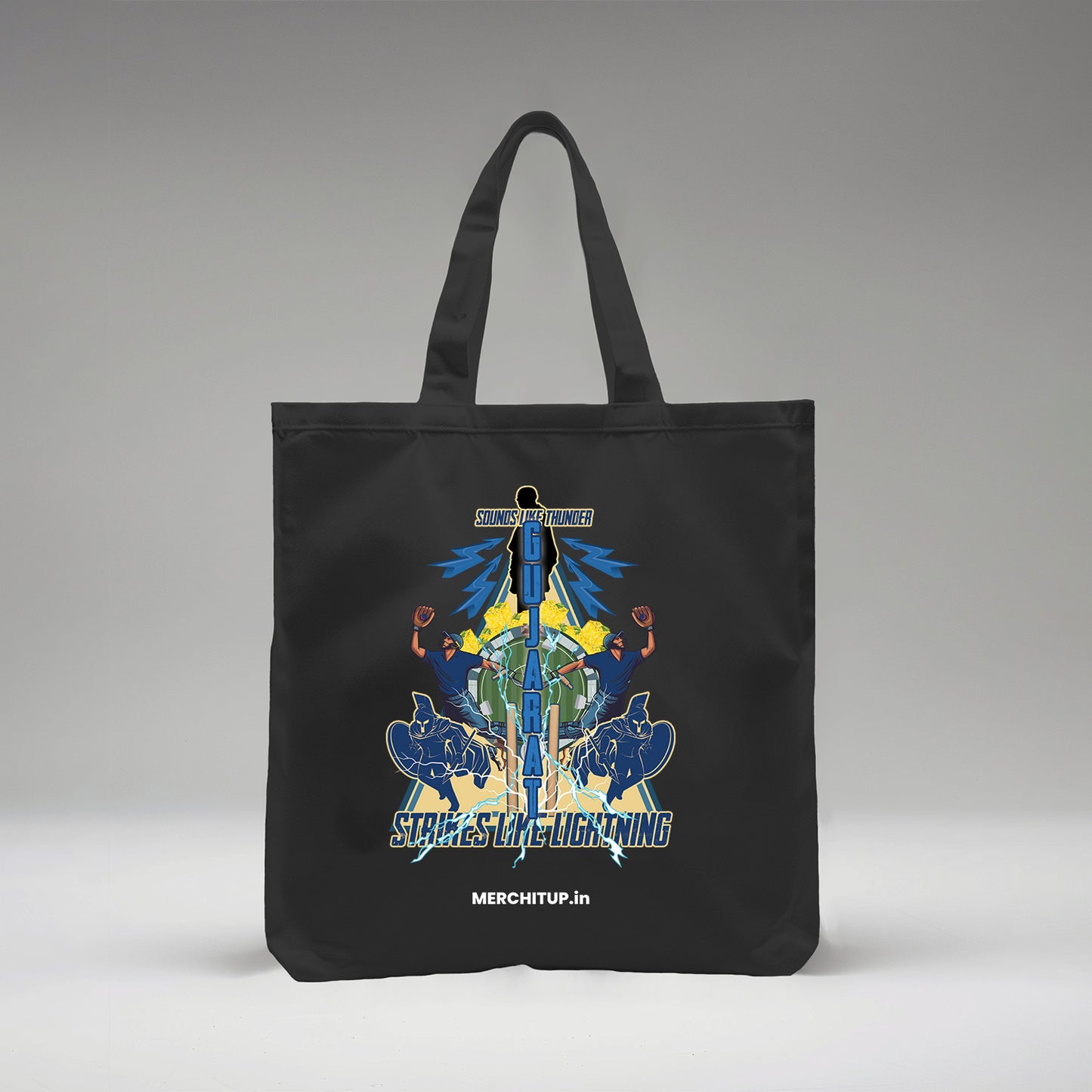 Aavyo Re Garaj! - Gujarat - Tote Bag (Large)