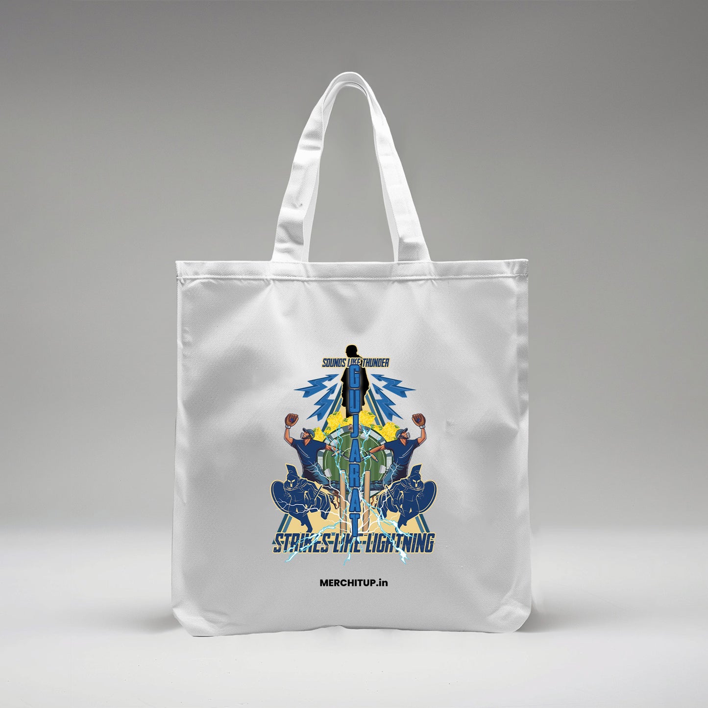 Aavyo Re Garaj! - Gujarat - Tote Bag (Large)