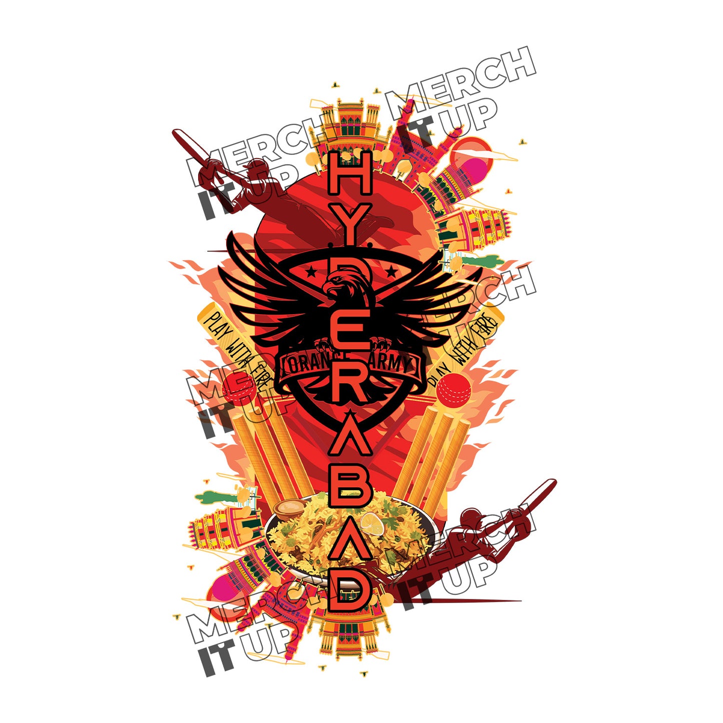 Orange Army - Hyderabad - Regular T-shirt