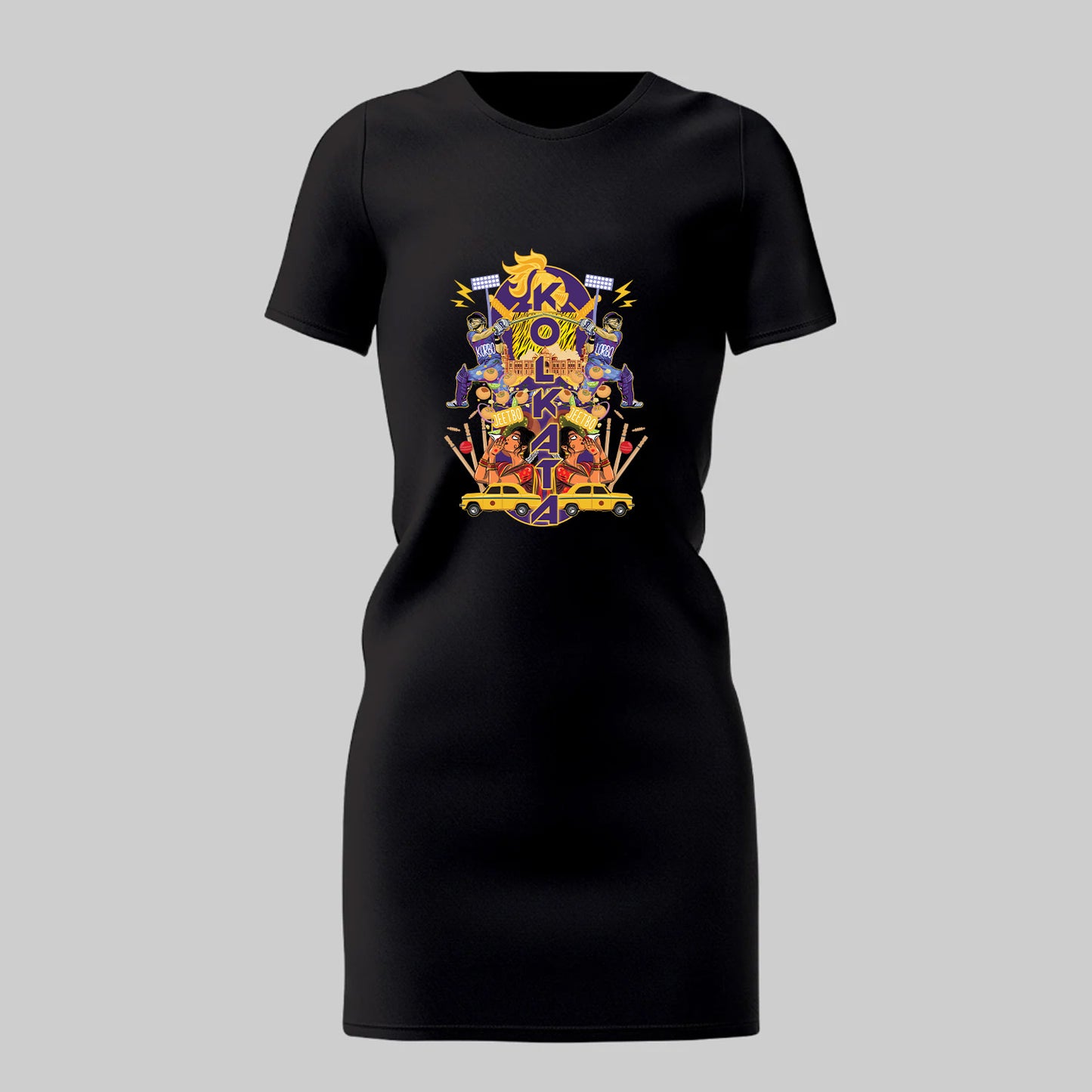 Korbo Lorbo Swagbo - Kolkata - Regular T-shirt Dress
