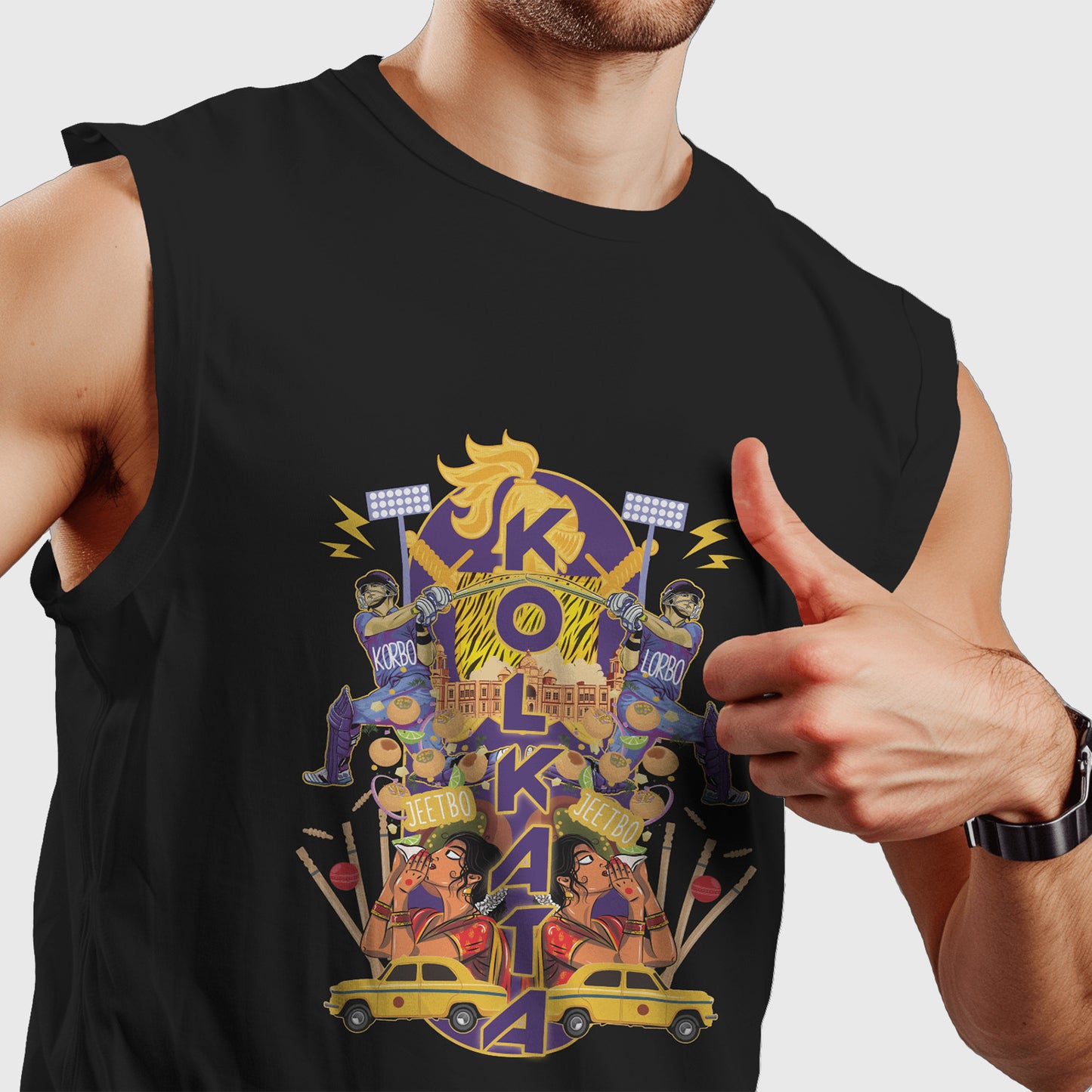 Korbo Lorbo Swagbo - Kolkata - Regular Tank Top