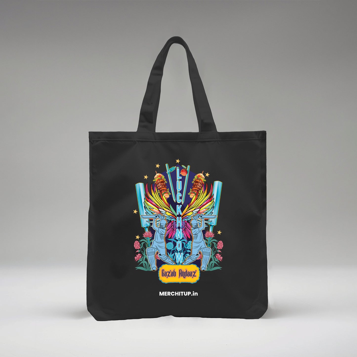 UP Ka Gazab Andaaz - Lucknow - Tote Bag (Large)