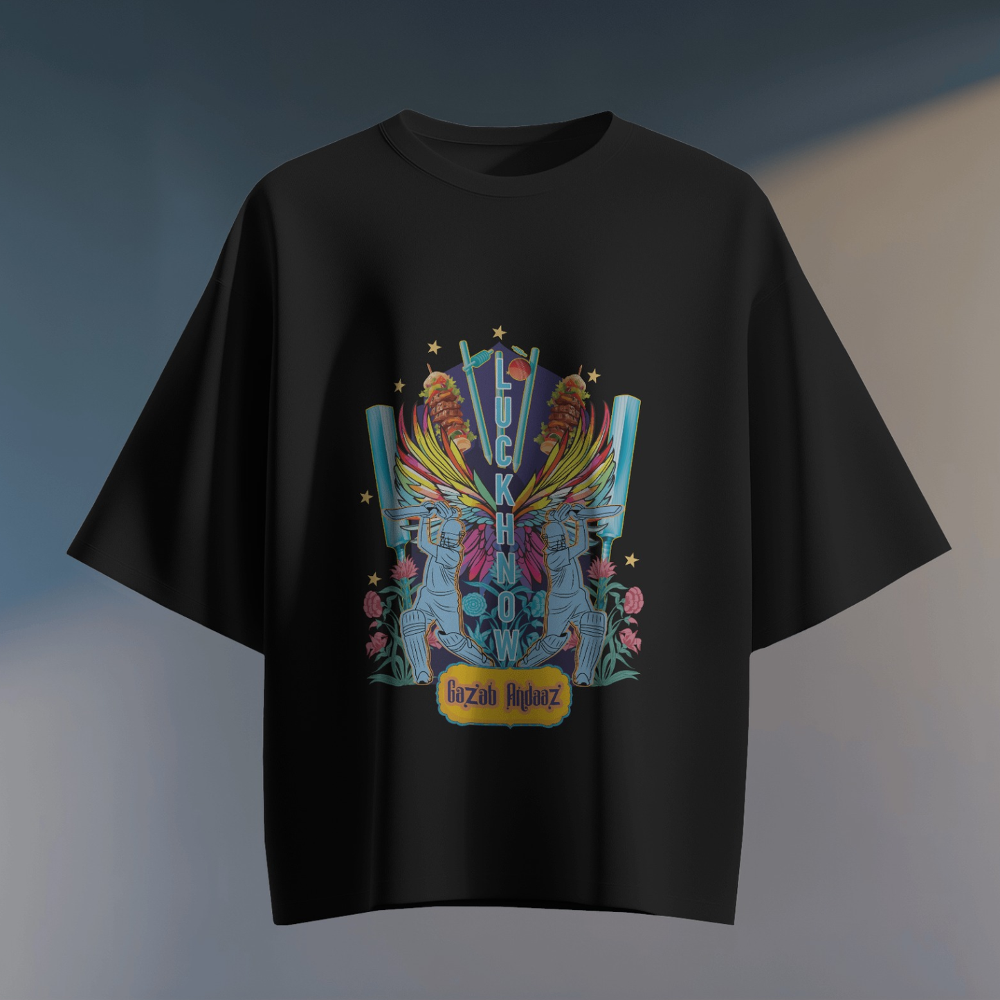 UP Ka Gazab Andaaz - Lucknow - Unisex Oversized T-shirt