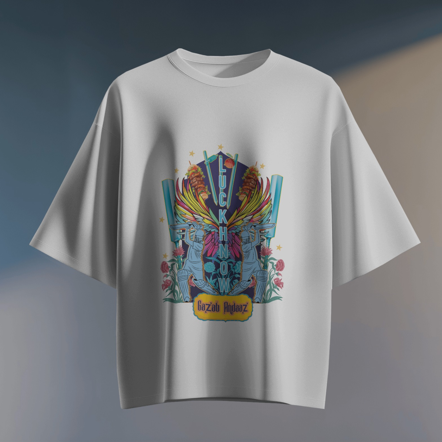 UP Ka Gazab Andaaz - Lucknow - Unisex Oversized T-shirt