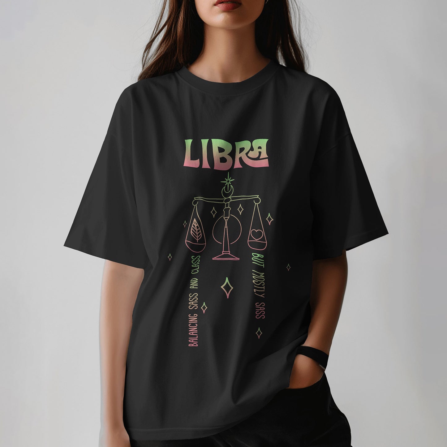 Sky Full Of Stars - Libra - Oversized T-shirt