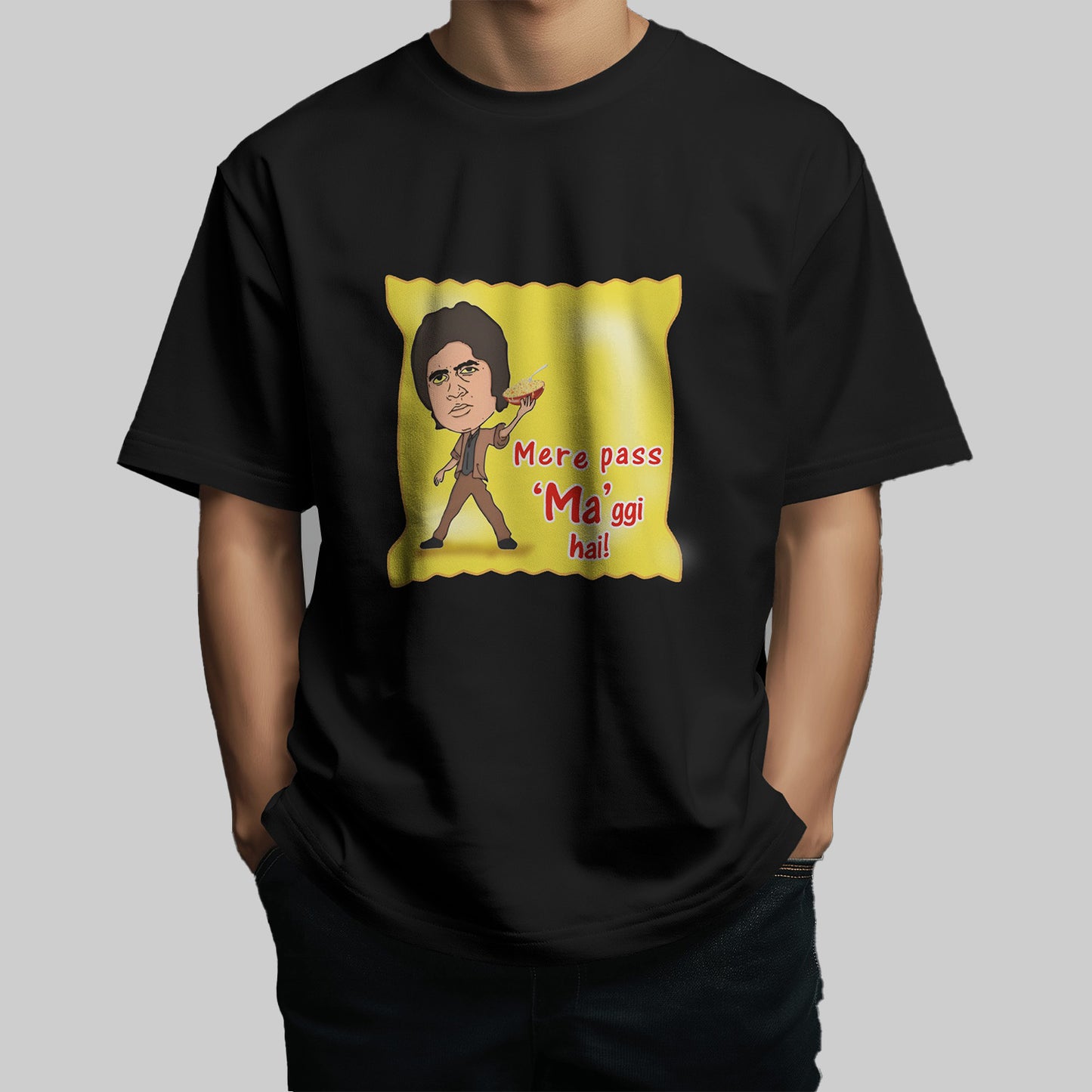 Mere Pass MA-ggi Hai - Oversized T-shirt