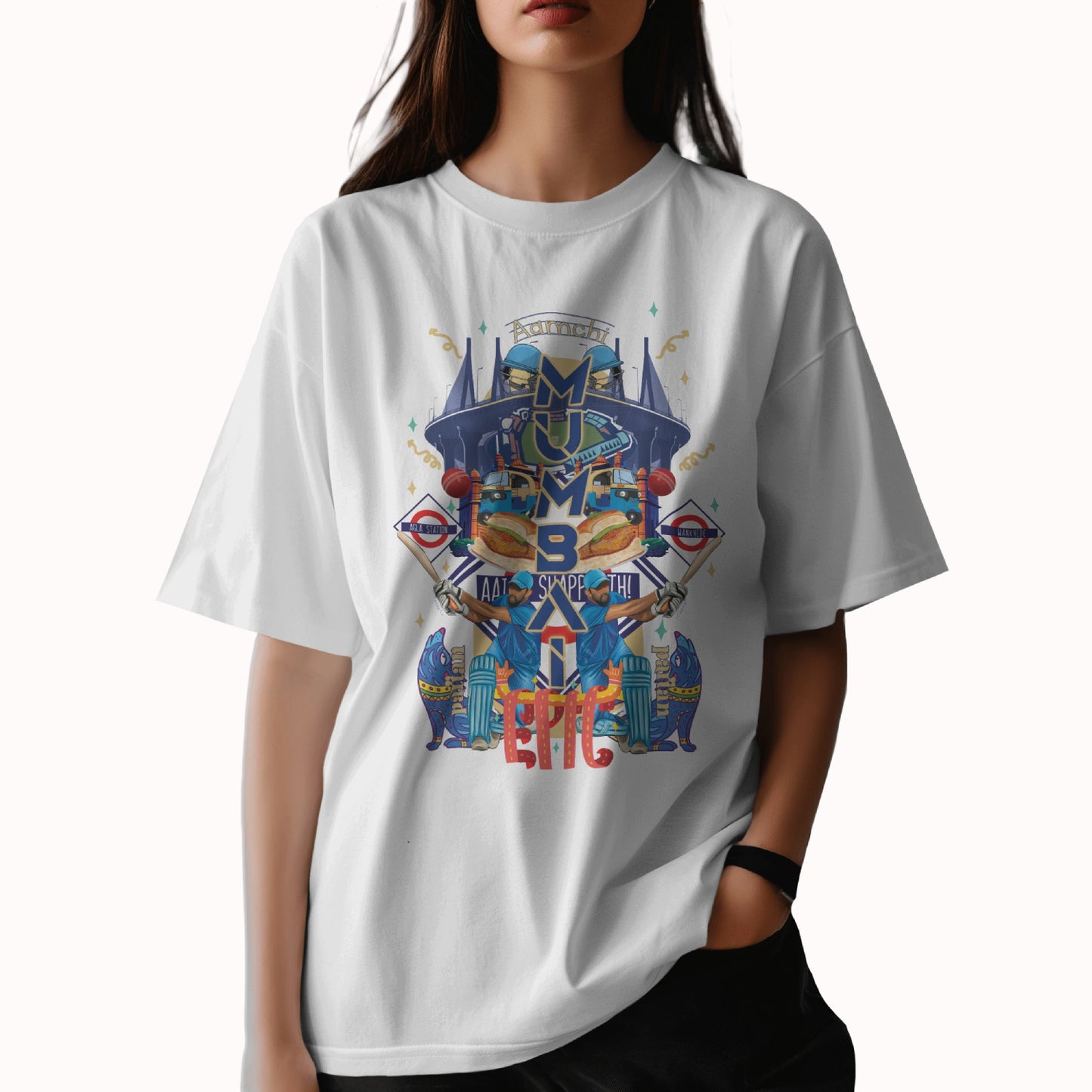 Bombay Meri Jaan - Mumbai - Unisex Oversized T-shirt
