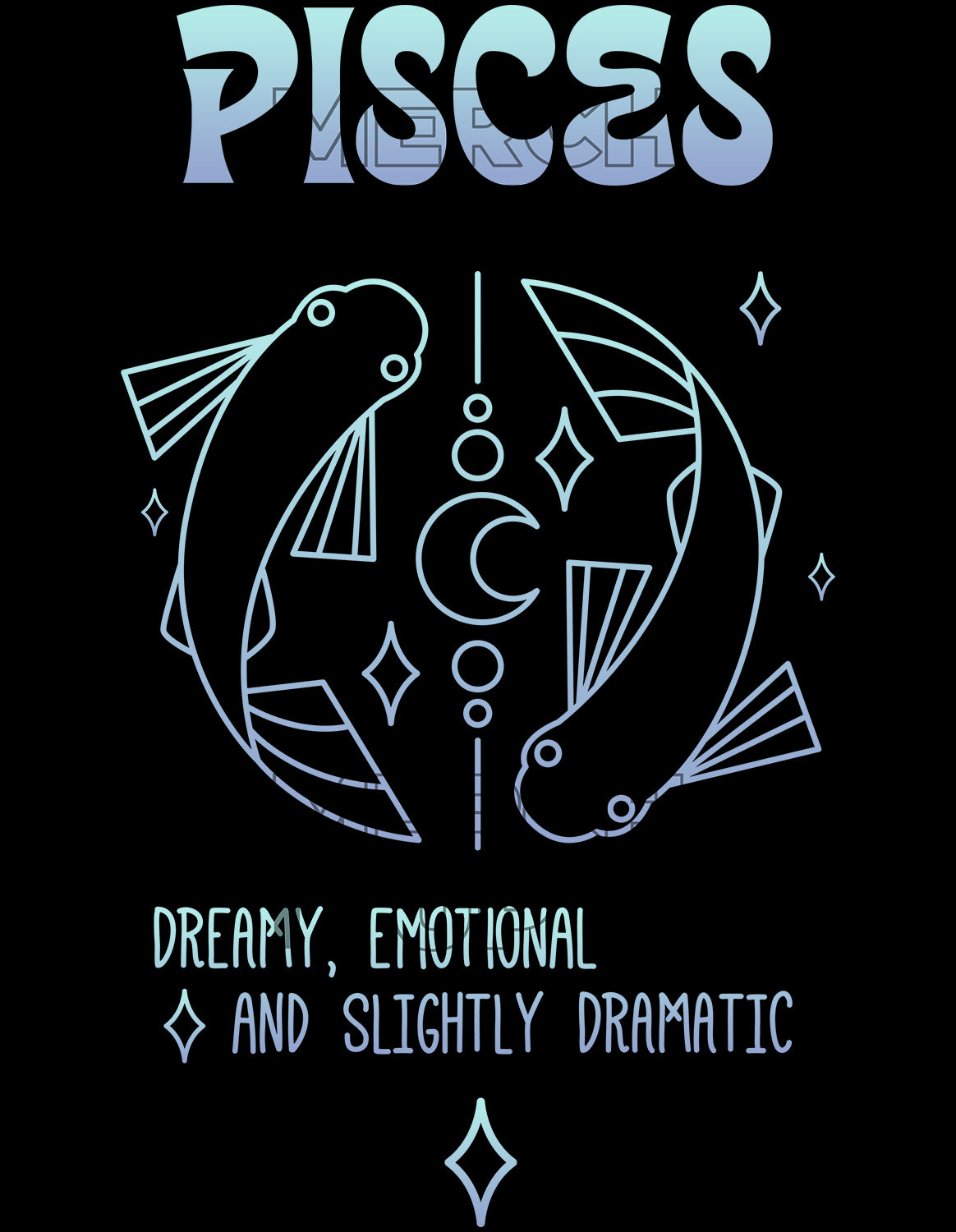 Sky Full Of Stars - Pisces - Oversized T-shirt