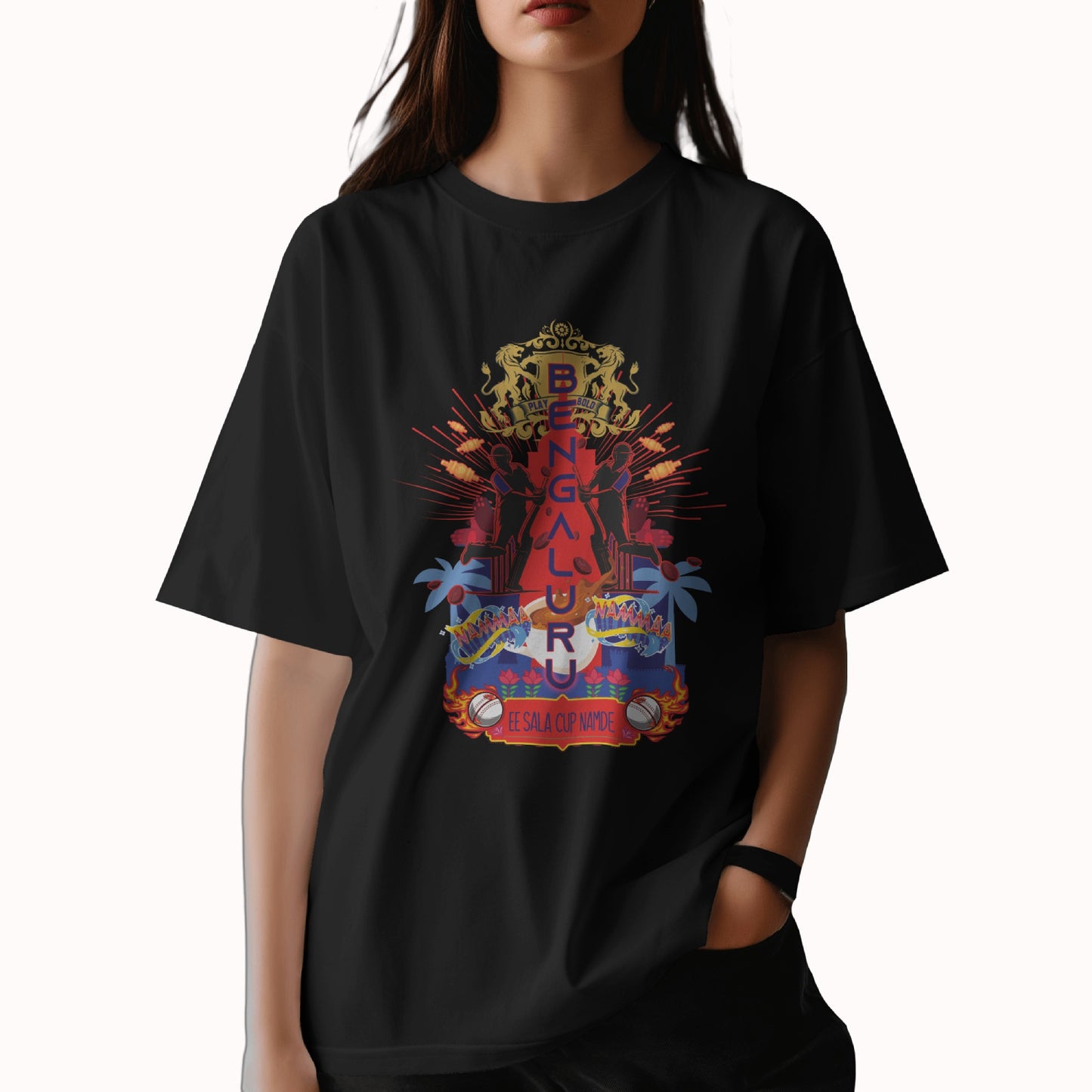 Ee Sala Cup Namde - Bangalore - Unisex Oversized T-shirt