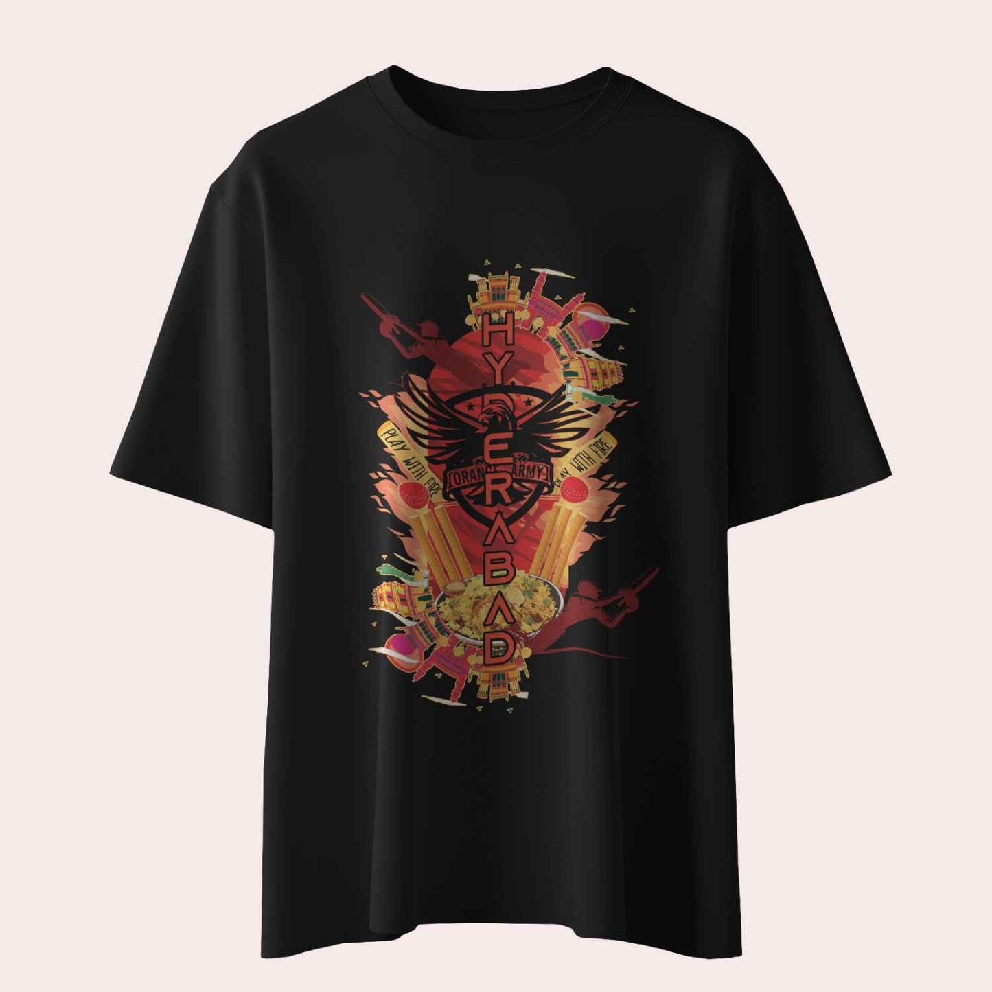 Orange Army - Hyderabad - Oversized T-shirt