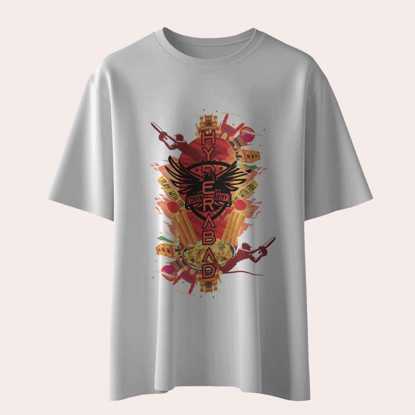 Orange Army - Hyderabad - Oversized T-shirt
