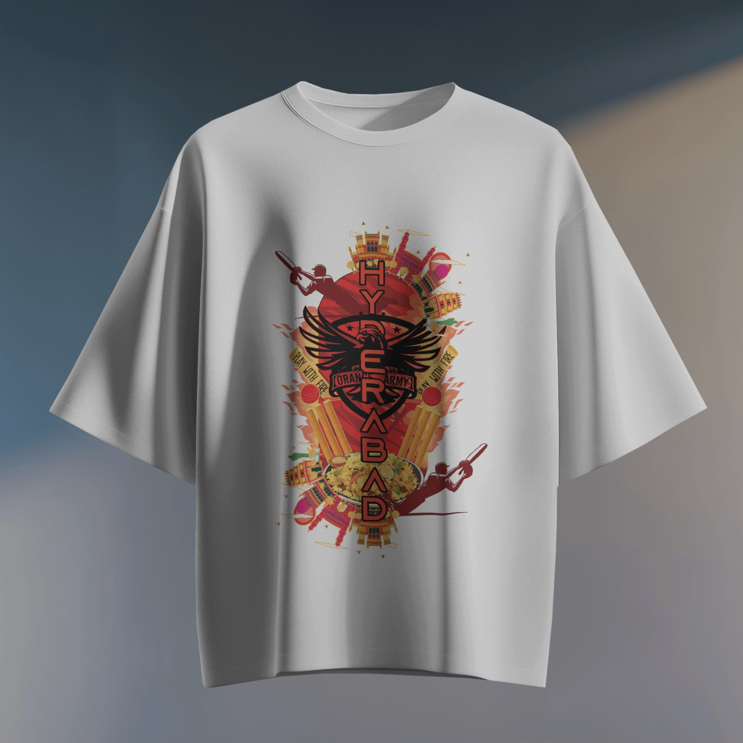 Orange Army - Hyderabad - Oversized T-shirt