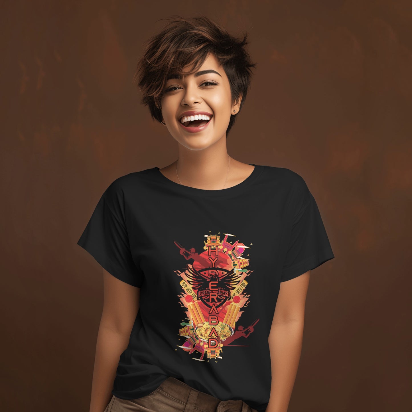 Orange Army - Hyderabad - Regular T-shirt