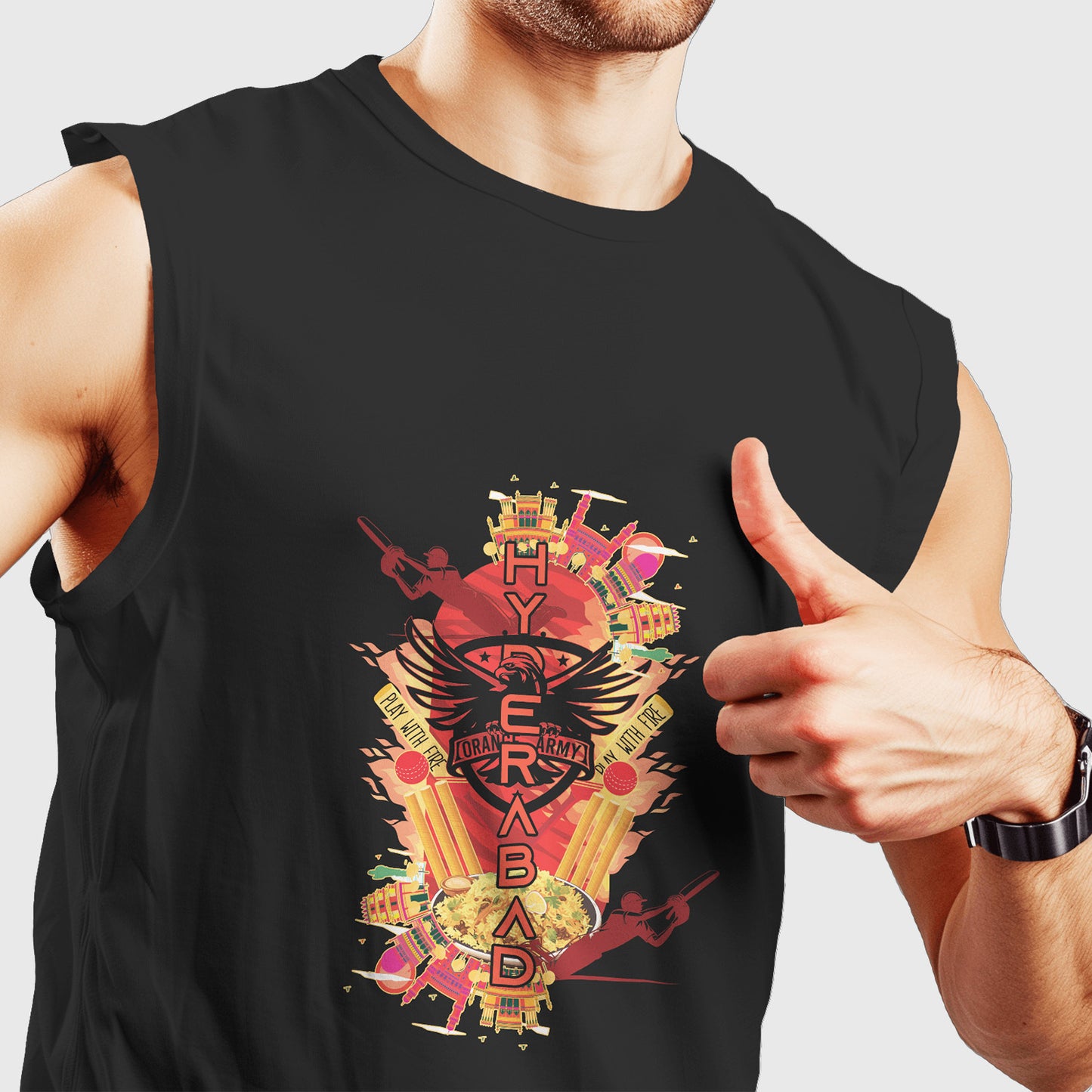 Orange Army - Hyderabad - Regular Tank Top