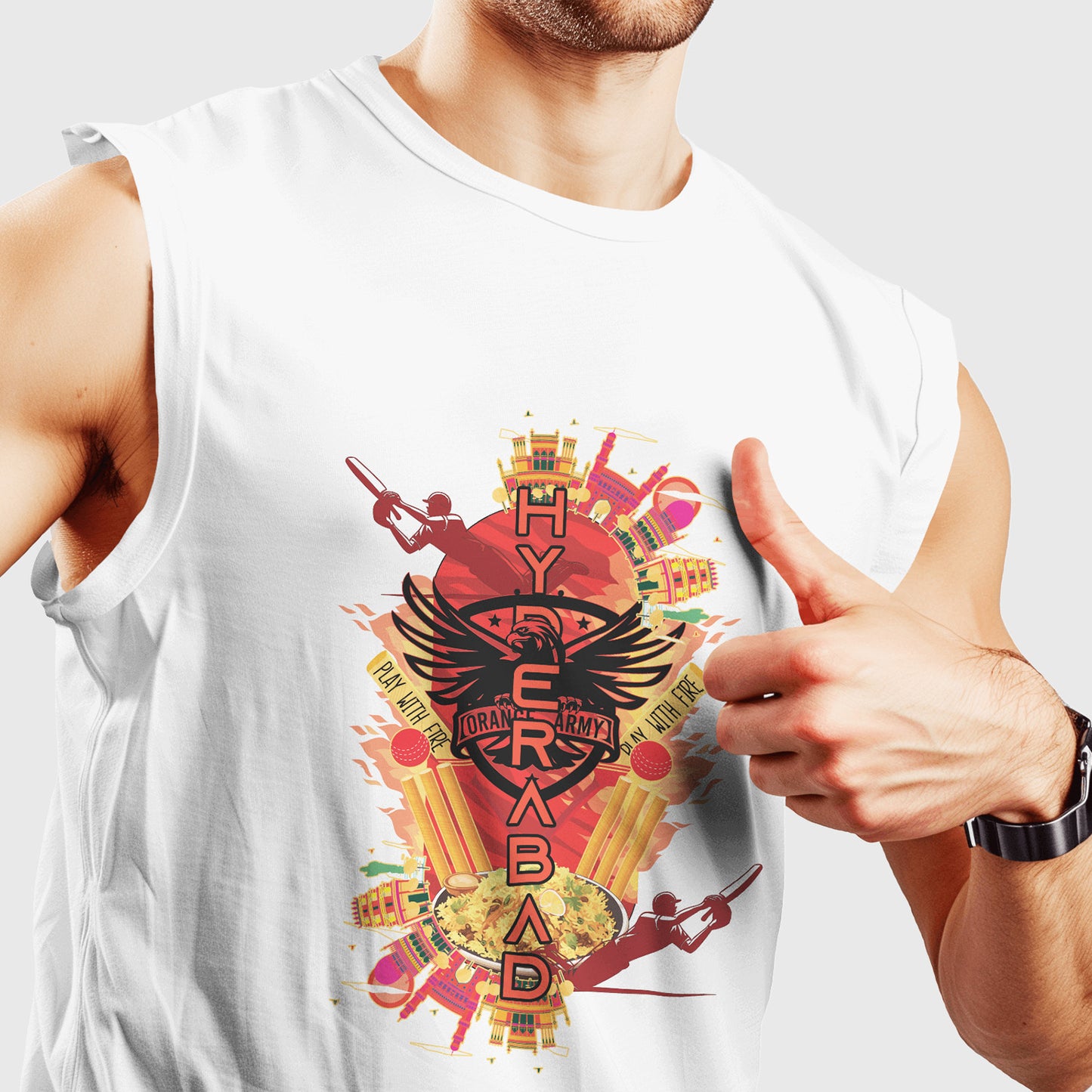 Orange Army - Hyderabad - Regular Tank Top