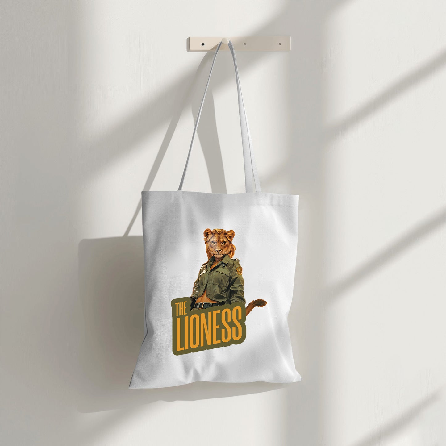 The Lioness Tote Bag (Long Handle)