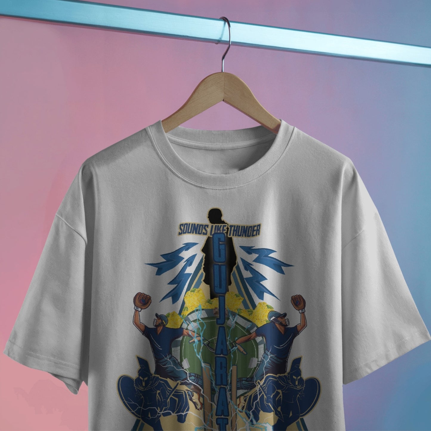 Aavyo Re Garaj! - Gujarat - Unisex Oversized T-shirt