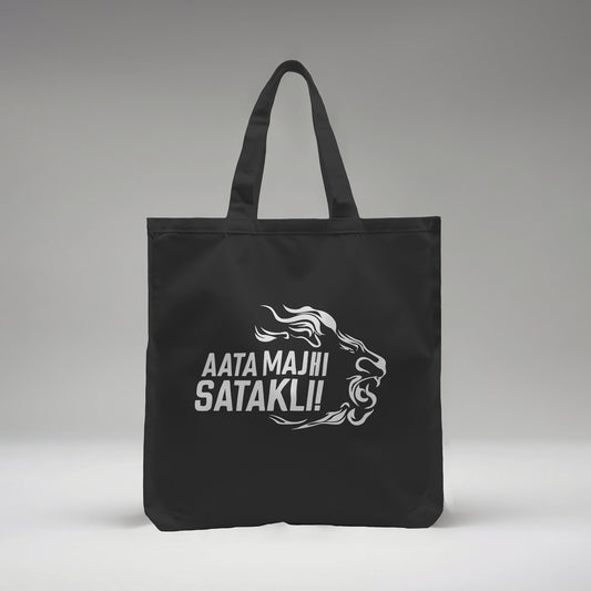 Aata Majhi Satakli Tote Bag (Large)