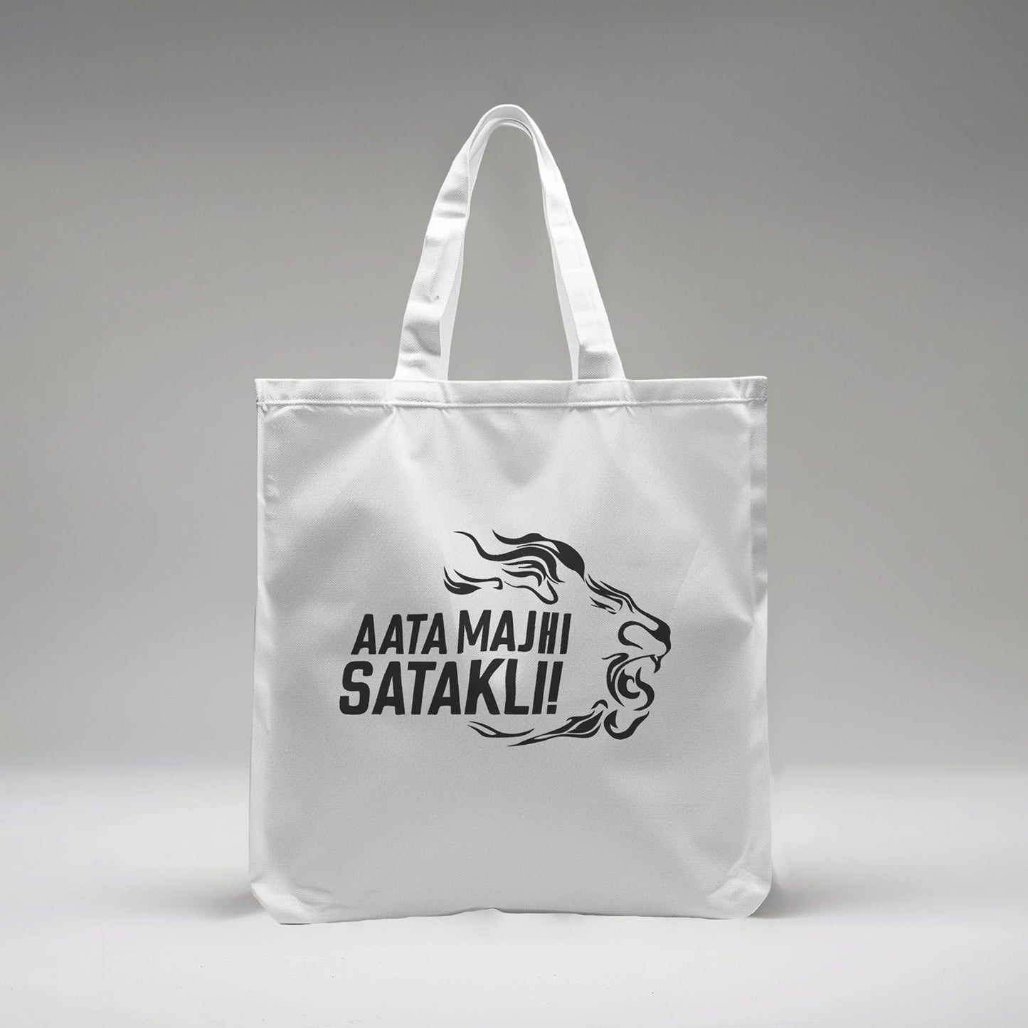 Aata Majhi Satakli Tote Bag (Large)