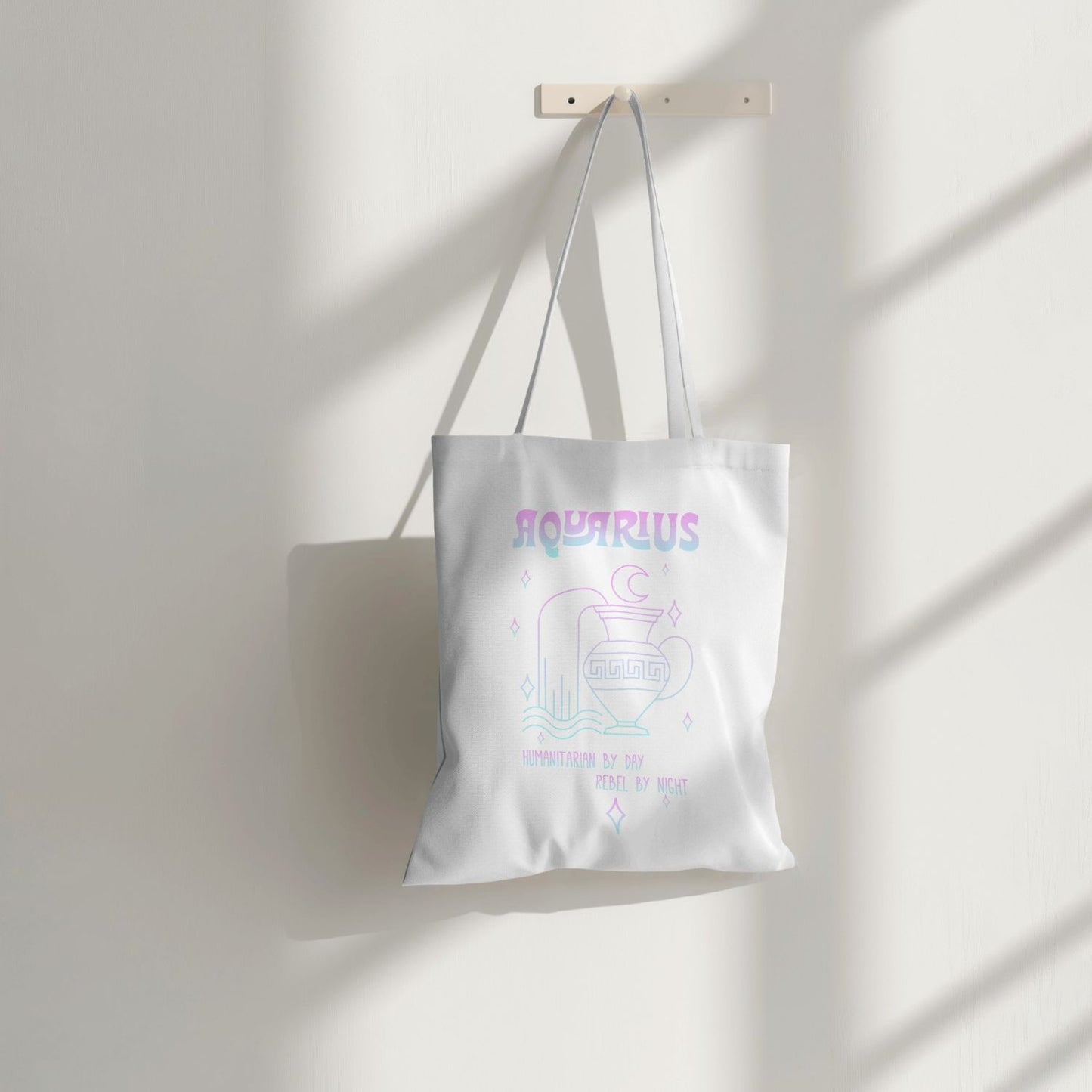 Sky Full Of Stars - Aquarius - Tote Bag (Long Handle)