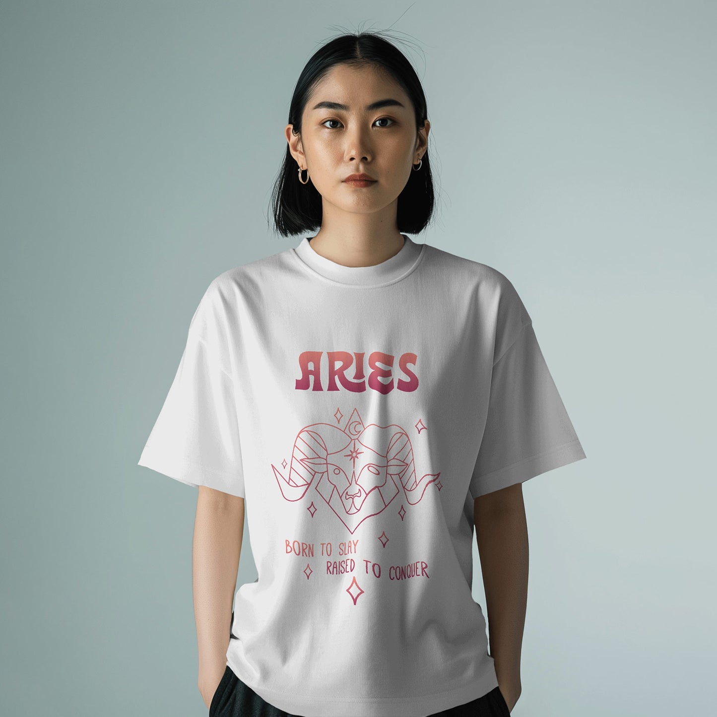 Sky Full Of Stars - Aries - Oversized T-shirt