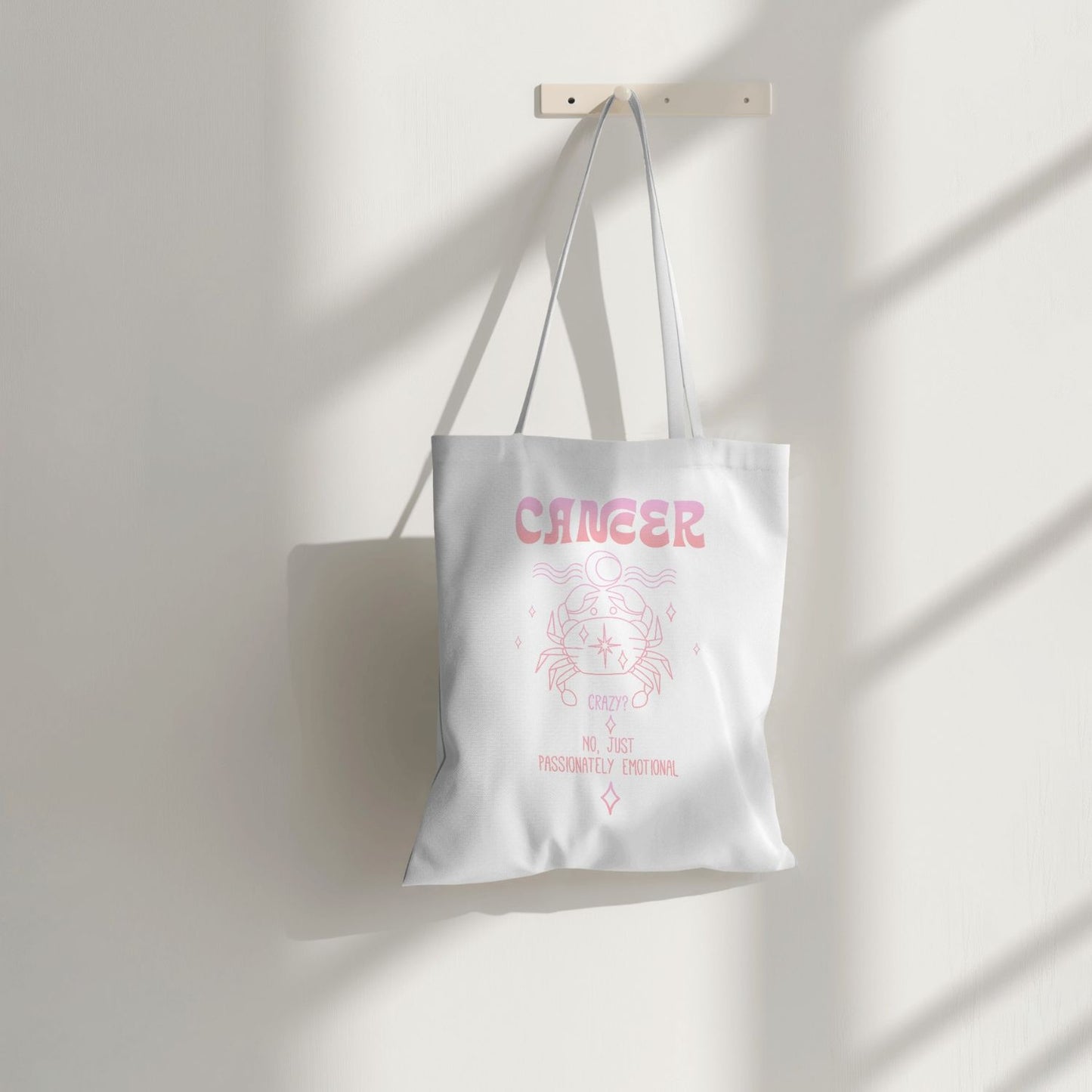 Sky Full Of Stars - Cancer - Tote Bag (Long Handle)