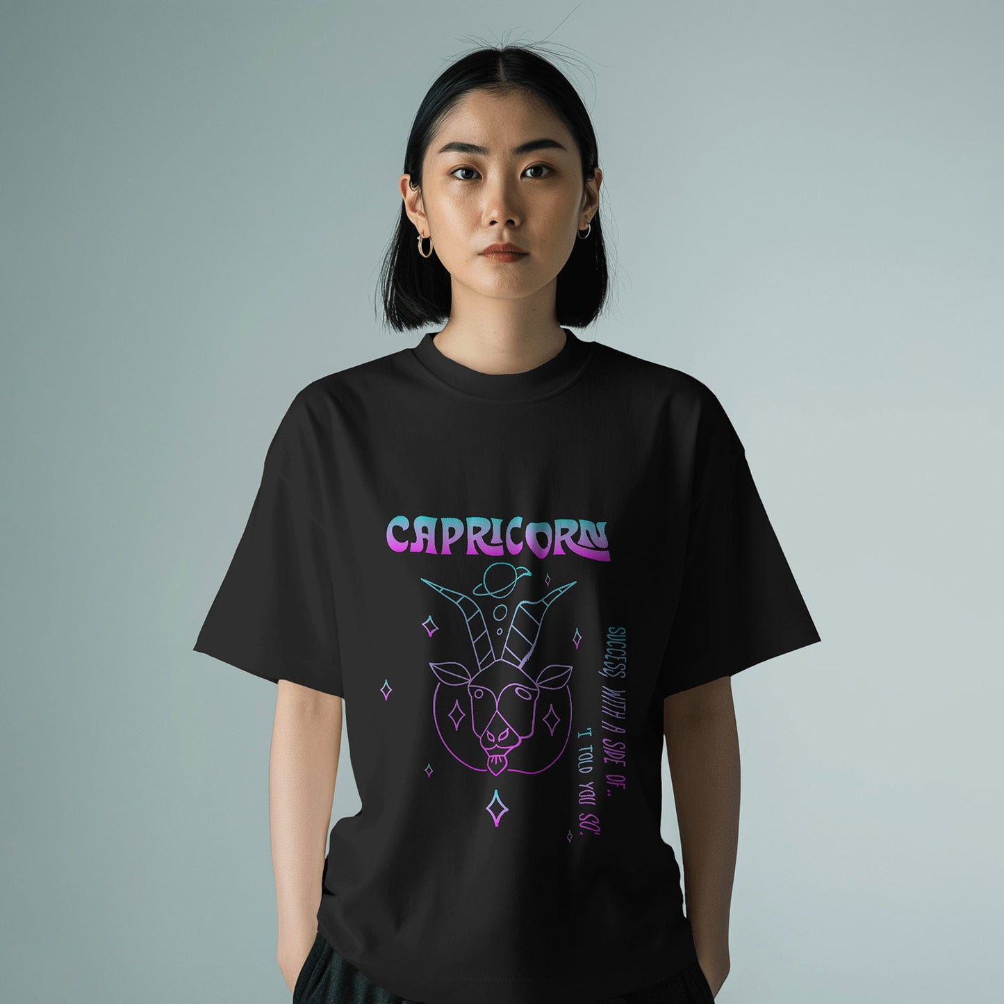 Sky Full Of Stars - Capricorn - Oversized T-shirt