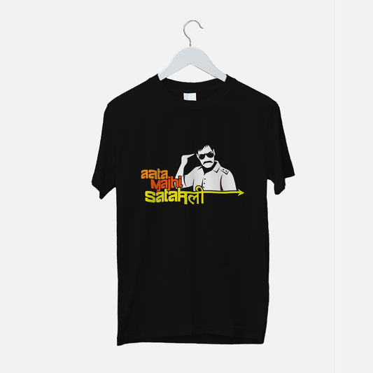 Aata Majhi Satakli AD Regular T-shirt