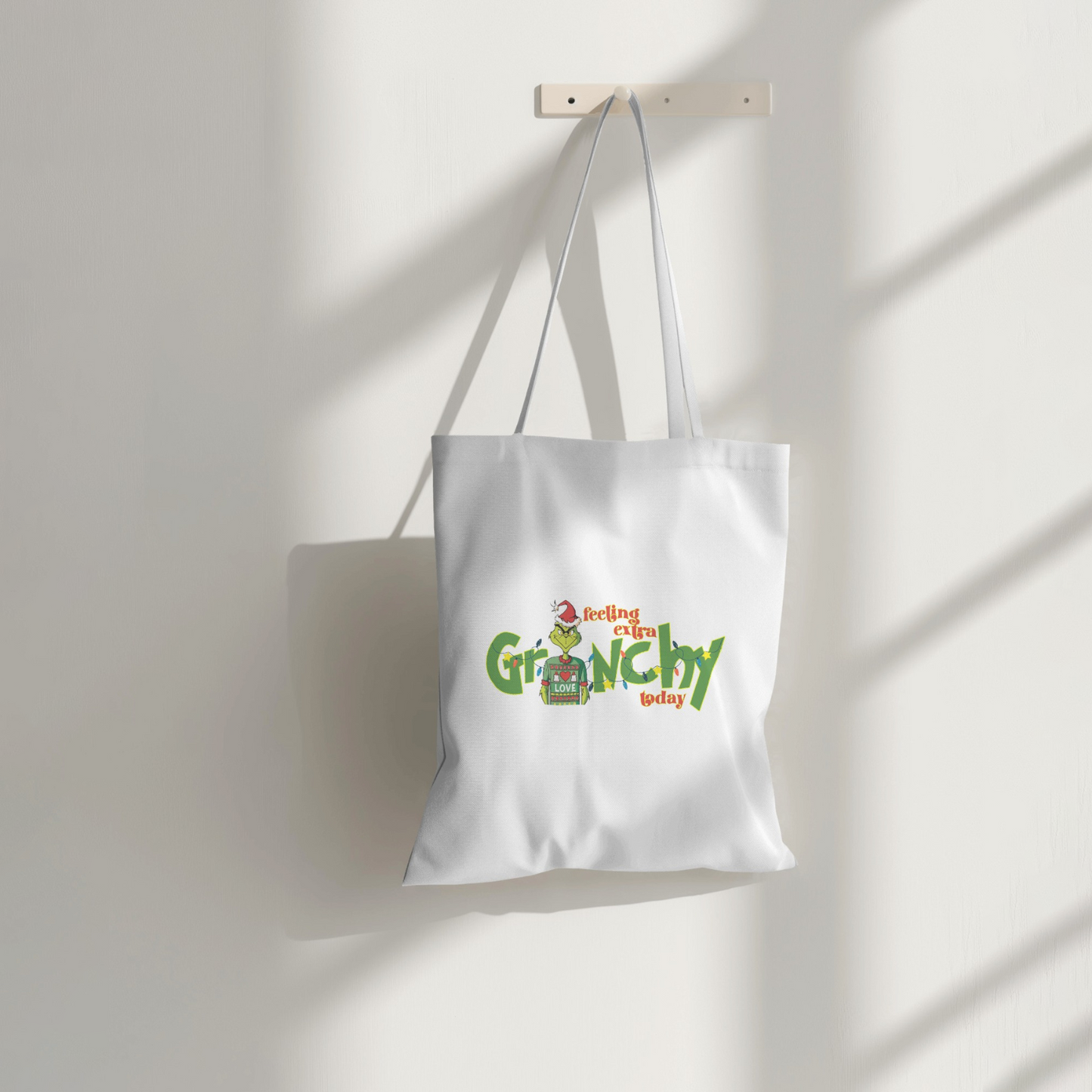 Feeling Extra Grinchy Today - Tote Bag (Long Handle)