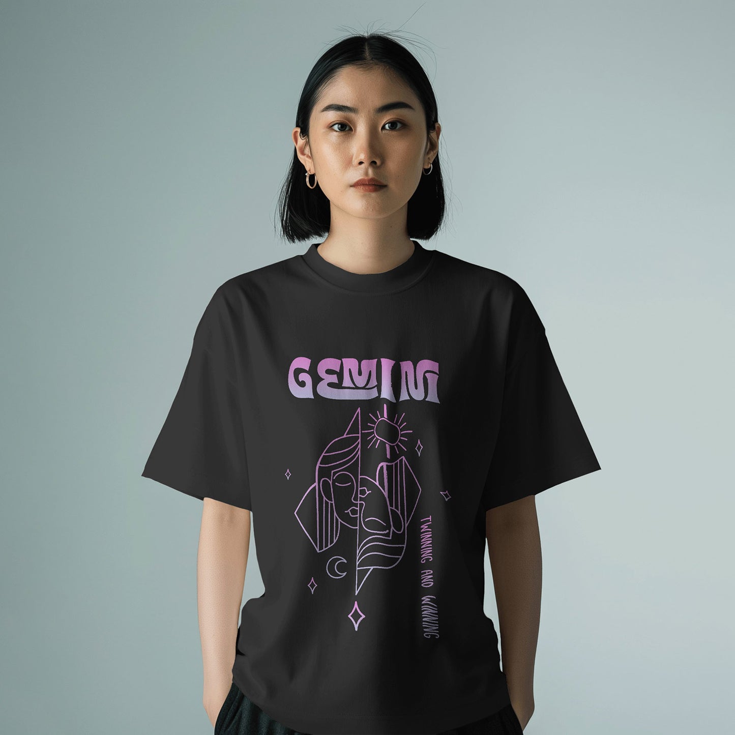 Sky Full Of Stars - Gemini - Oversized T-shirt