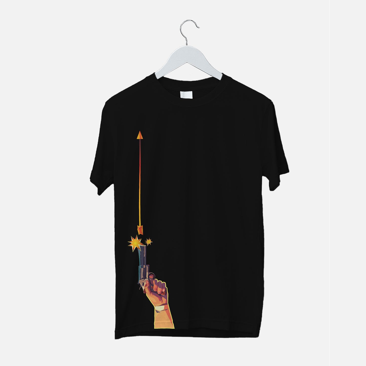 Gun Shoots Arrow Regular T-shirt