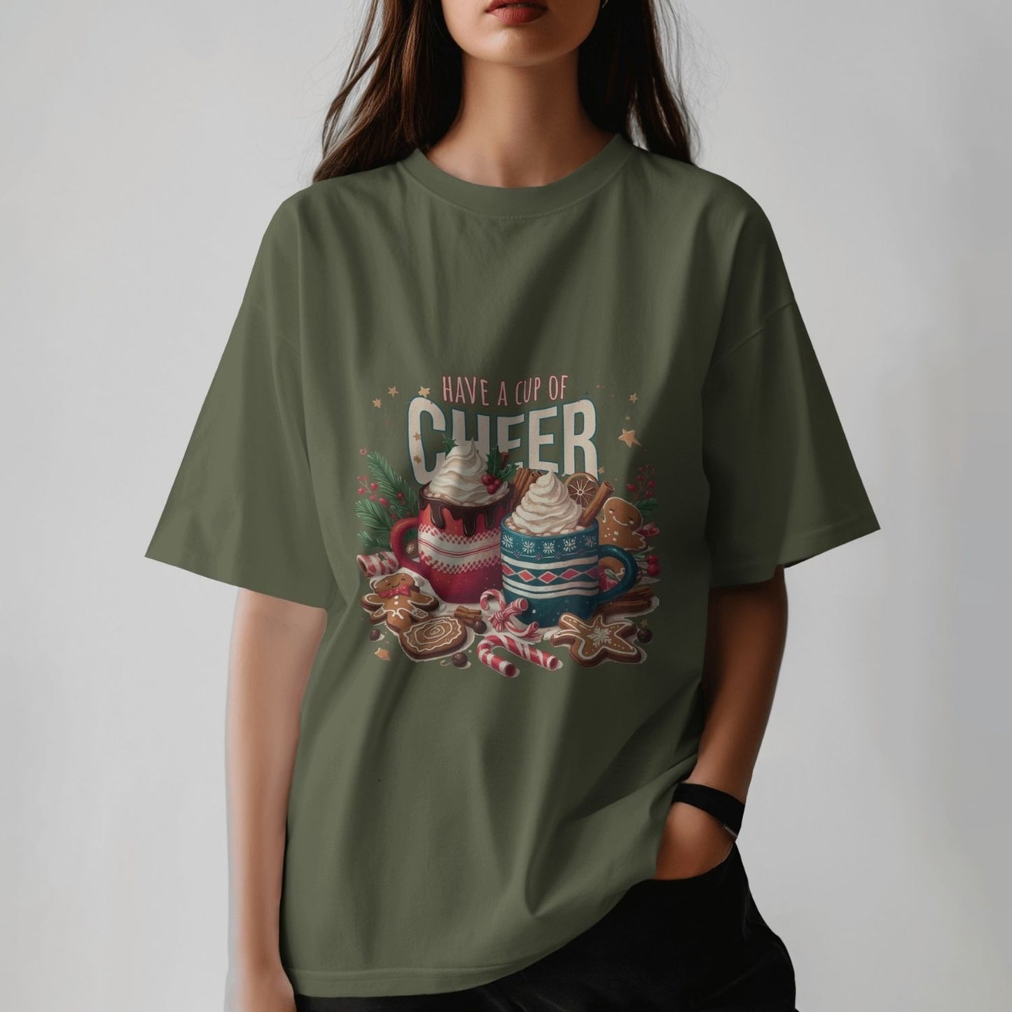 Have A Cup Of Cheer - Oversized T-shirt