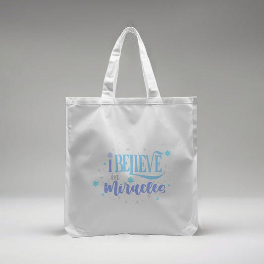 I Believe In Miracles - Tote Bag (Large)