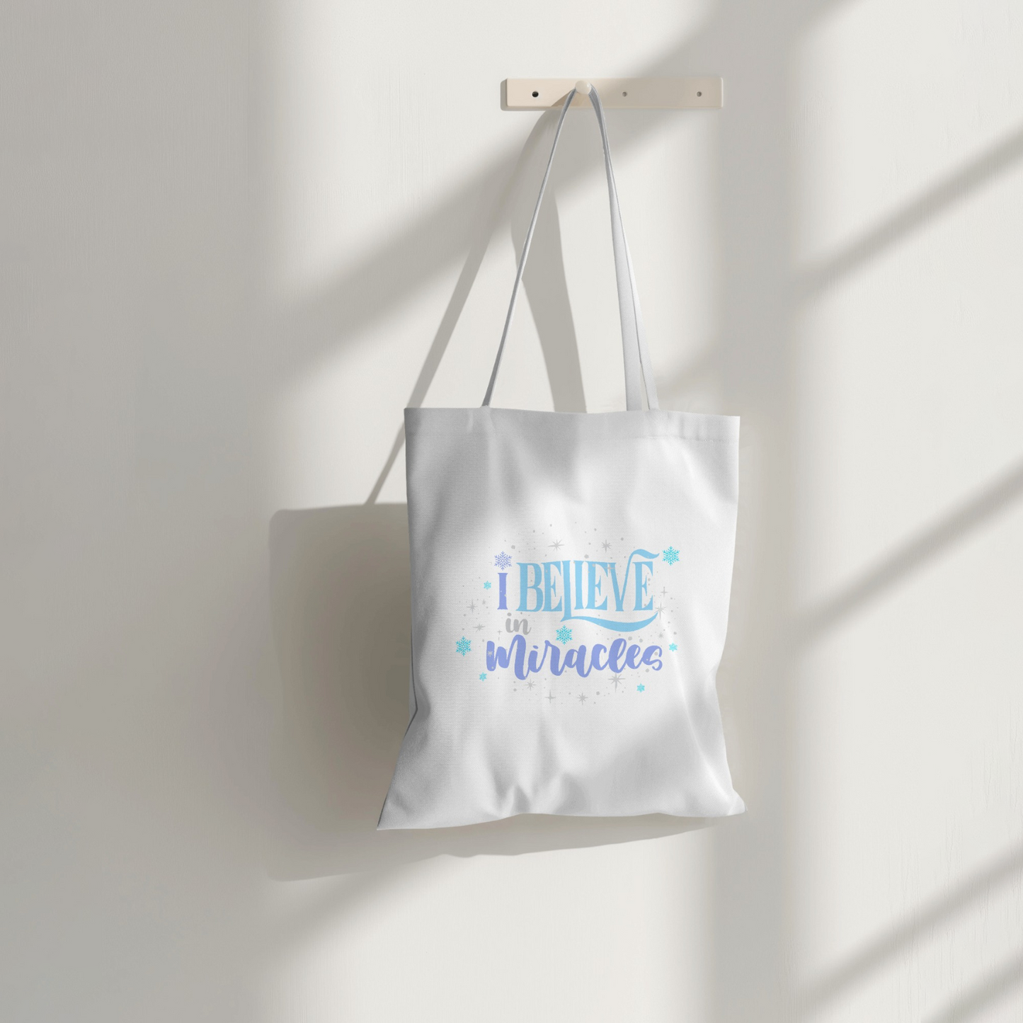 I Believe In Miracles - Tote Bag (Long Handle)