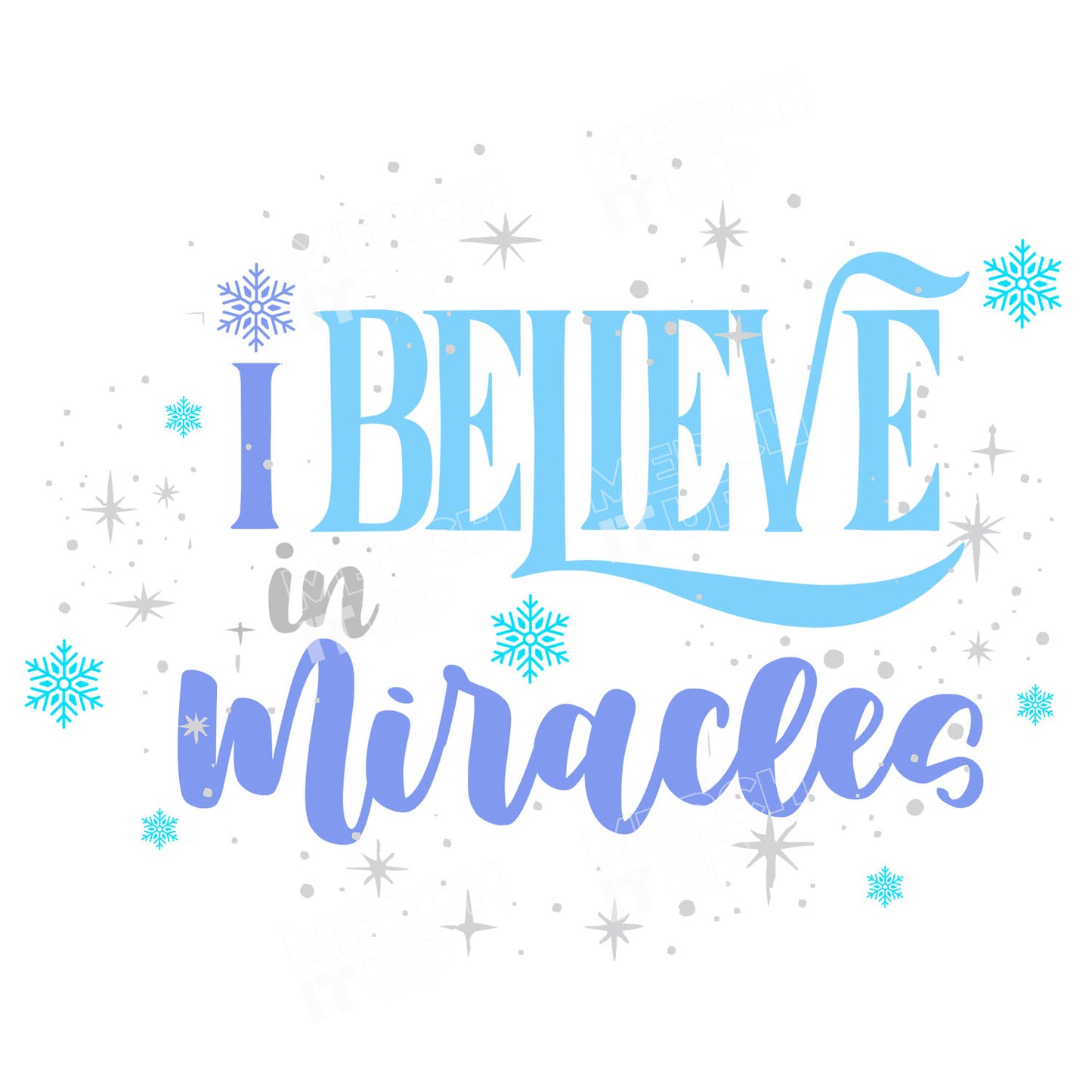 I Believe In Miracles - Oversized T-shirt