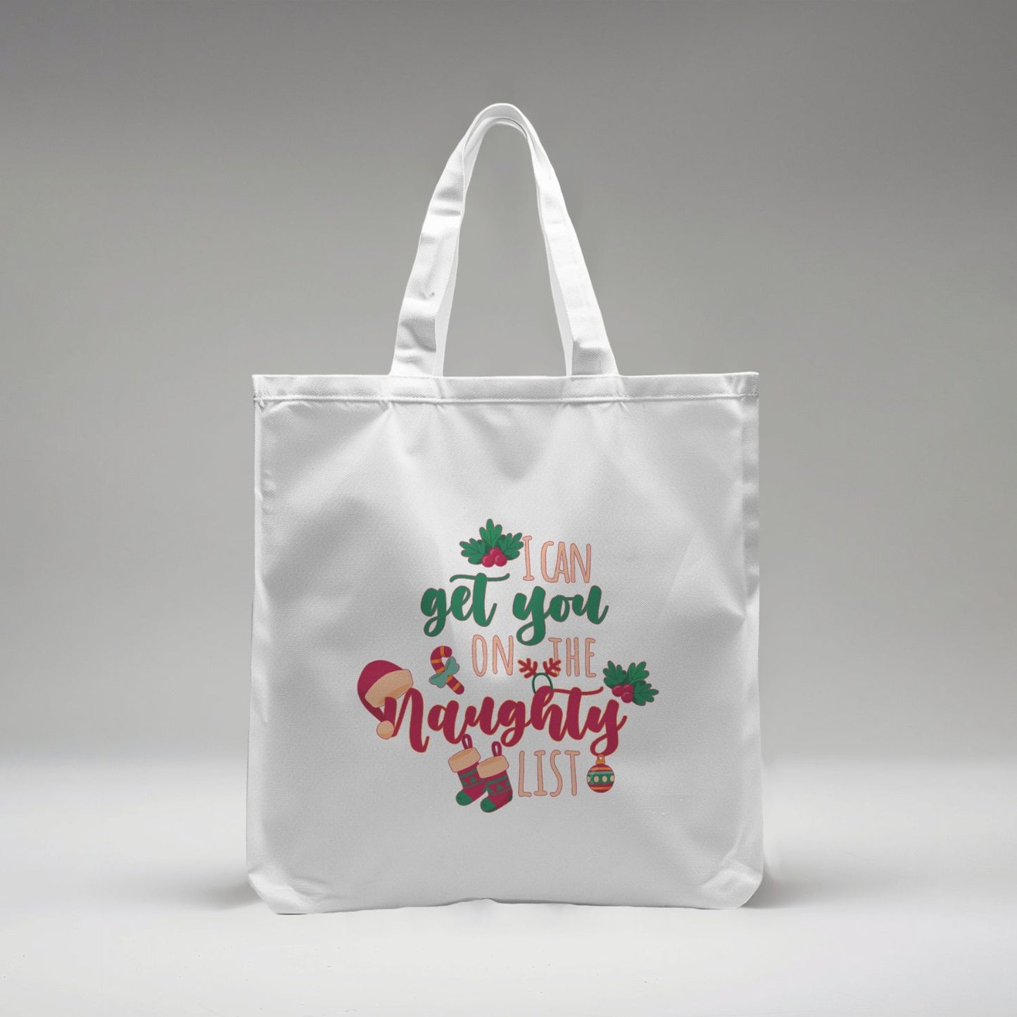 I Can Get You On The Naughty List - Tote Bag (Large)