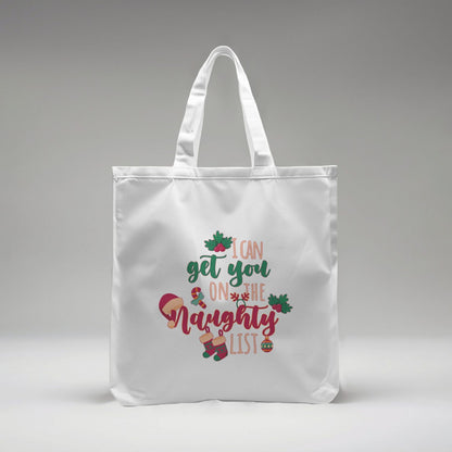 I Can Get You On The Naughty List - Tote Bag (Large)