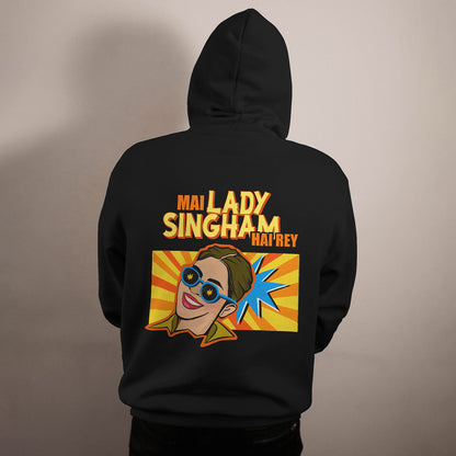 Lady Singham Hai Re Hoodies