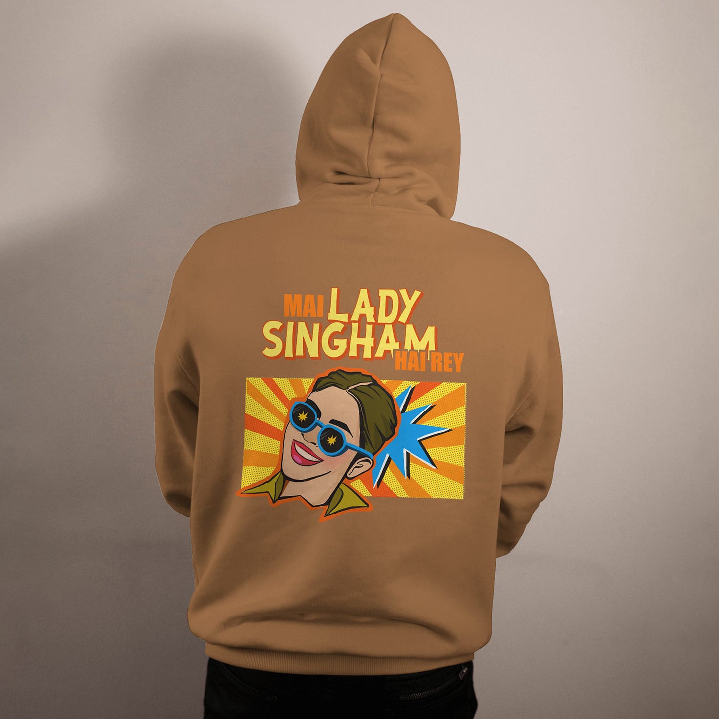 Lady Singham Hai Re Hoodies