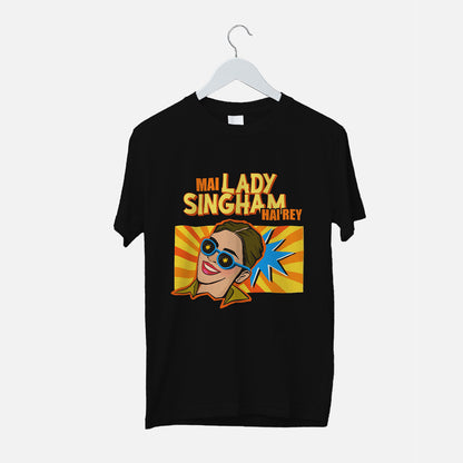 Lady Singham Hai Re Regular T-shirt