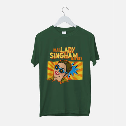 Lady Singham Hai Re Regular T-shirt