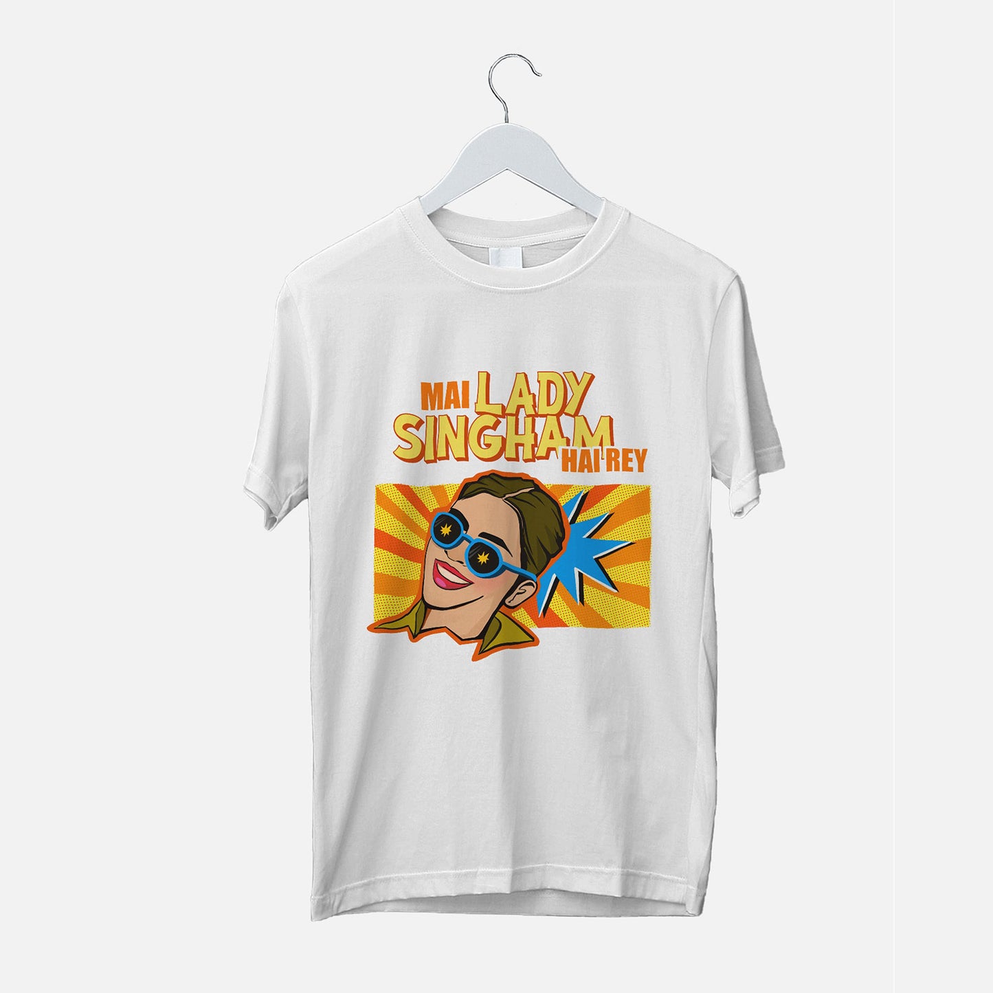 Lady Singham Hai Re Regular T-shirt