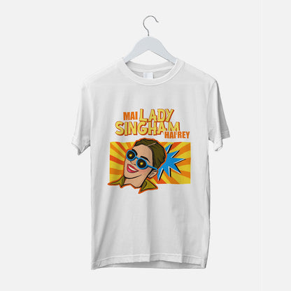 Lady Singham Hai Re Regular T-shirt